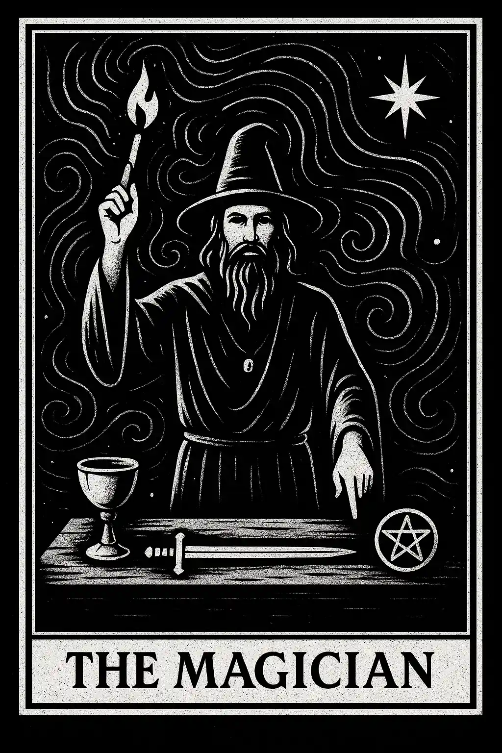 The Magician Card - Master Raa Tarot Deck