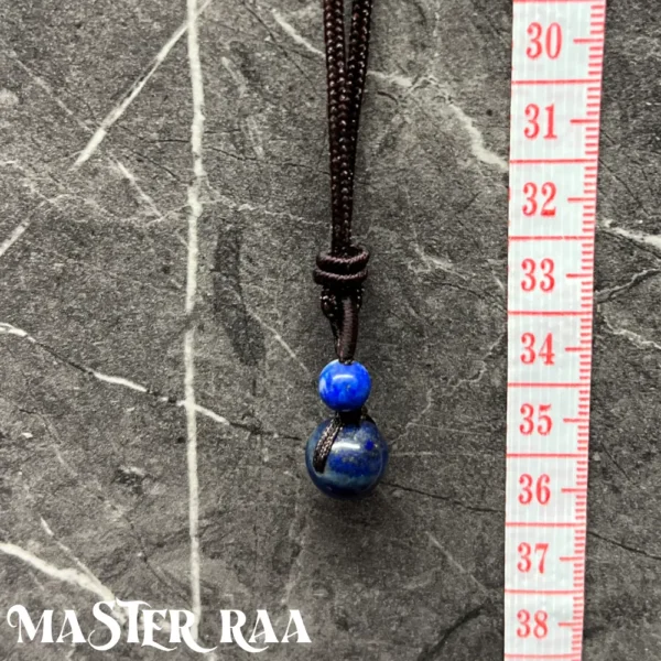 Lapis Lazuli Mini Pendant – Close-Up and Length Display