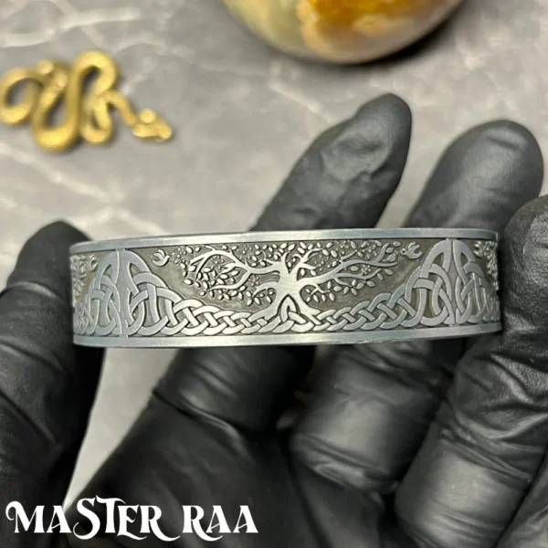 Copper Bracelet – Large Tree of Life Design